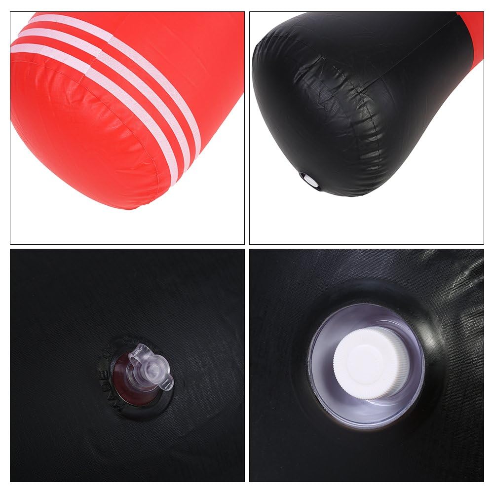 Guantes de Boxeo para Niños PU Sparring Punzonado Guantes de Entrenamiento con Saco de Boxeo Inflable Bomba para Niños de 3-12 Años 0