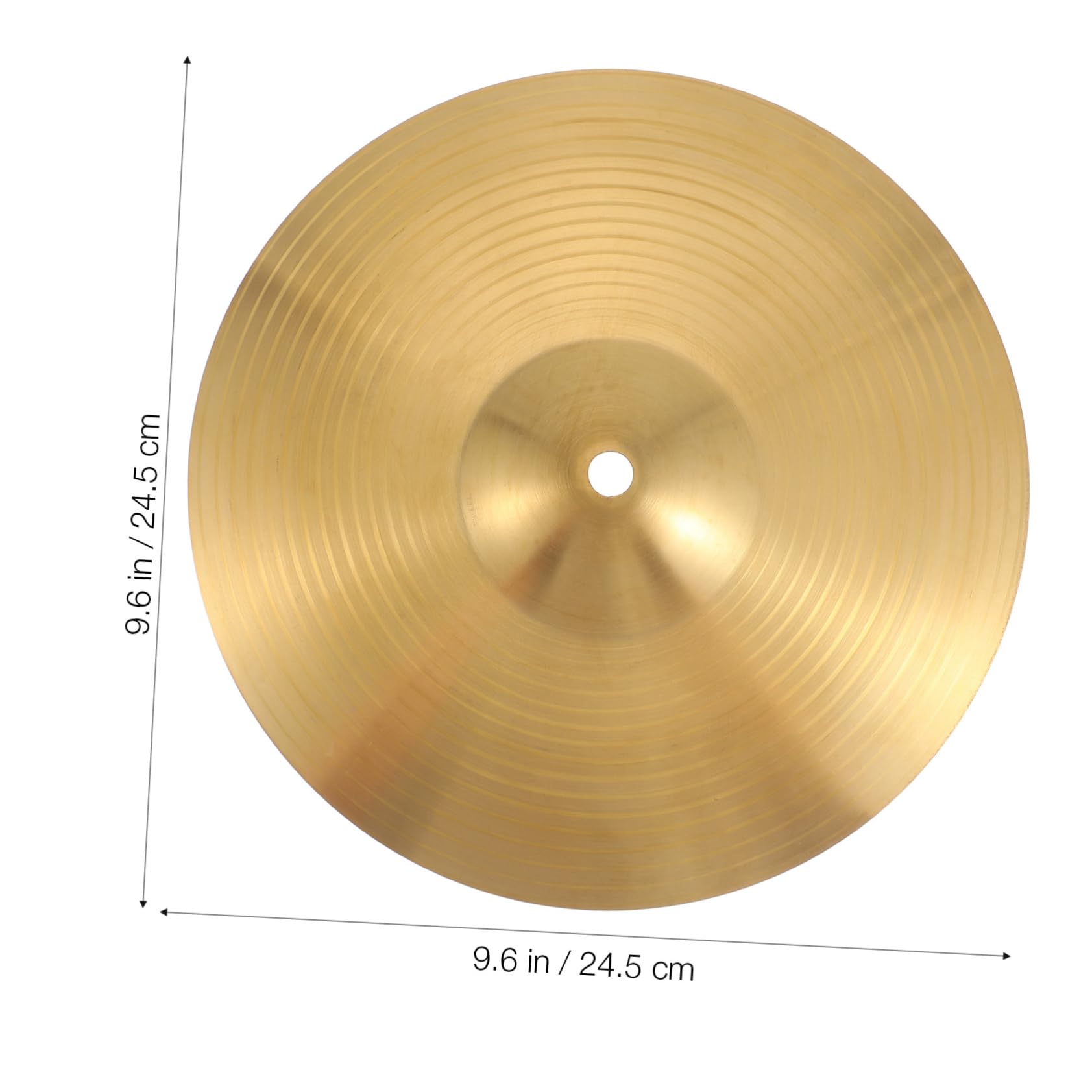 Alasum Jazz Drum Cymbals Set Brass Crash Ride Hi-hat Cymbals for Drum Players