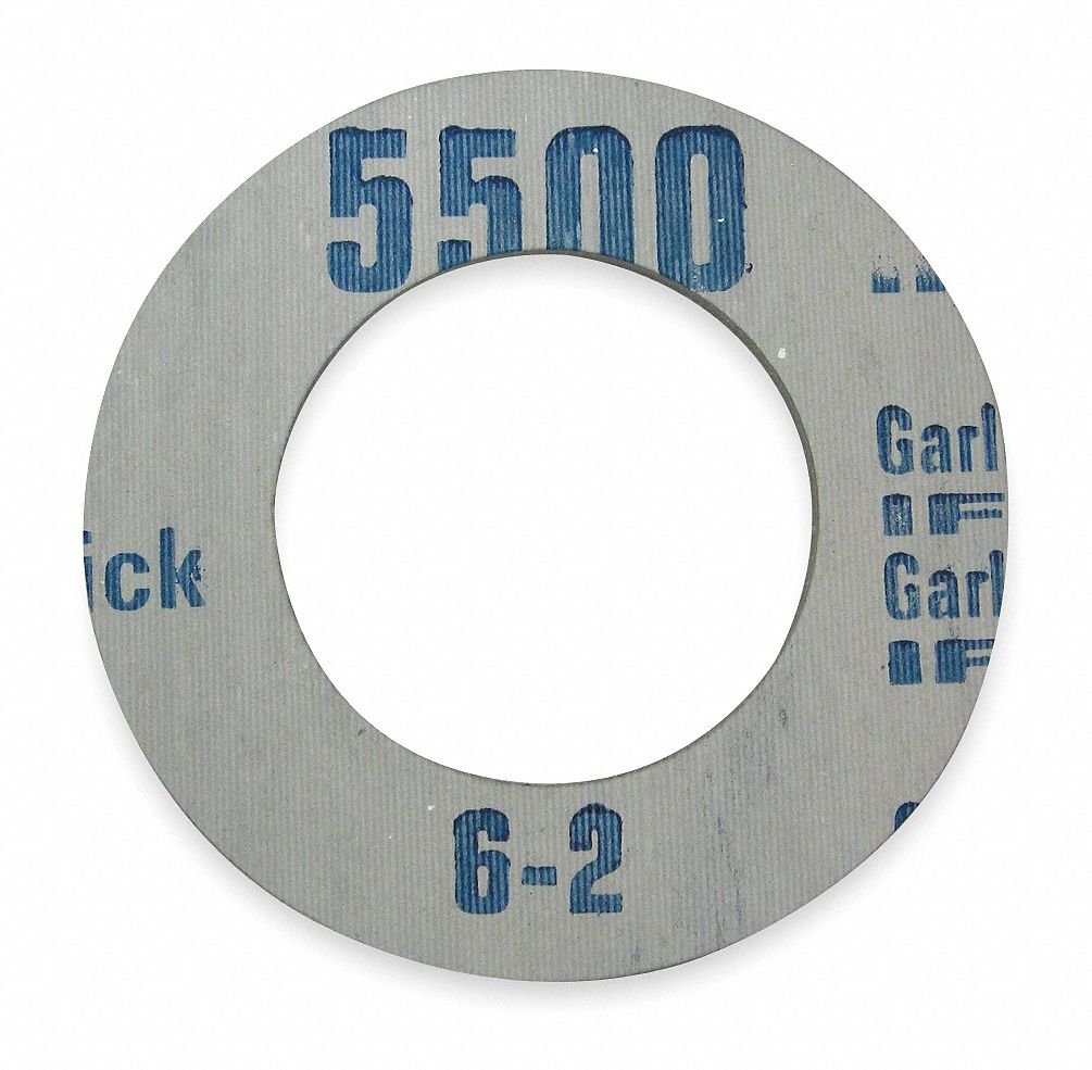 Gasket, Ring, 3 in, Inorganic Fiber, Gray