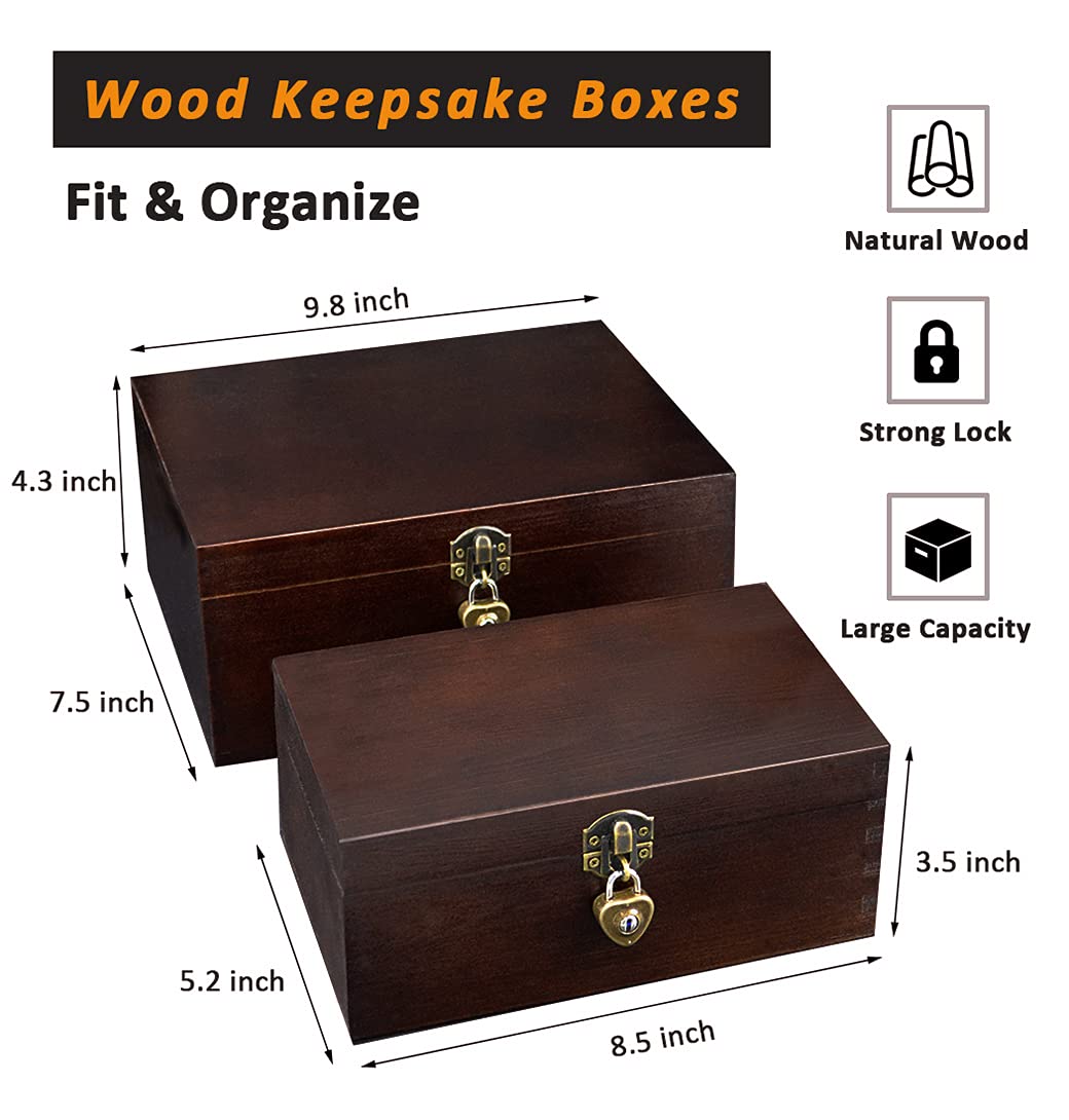 木製収納ボックス ロック付き Amazon.co.jp: 木製収納ボックス ロックと鍵付き 装飾的な木製 2個