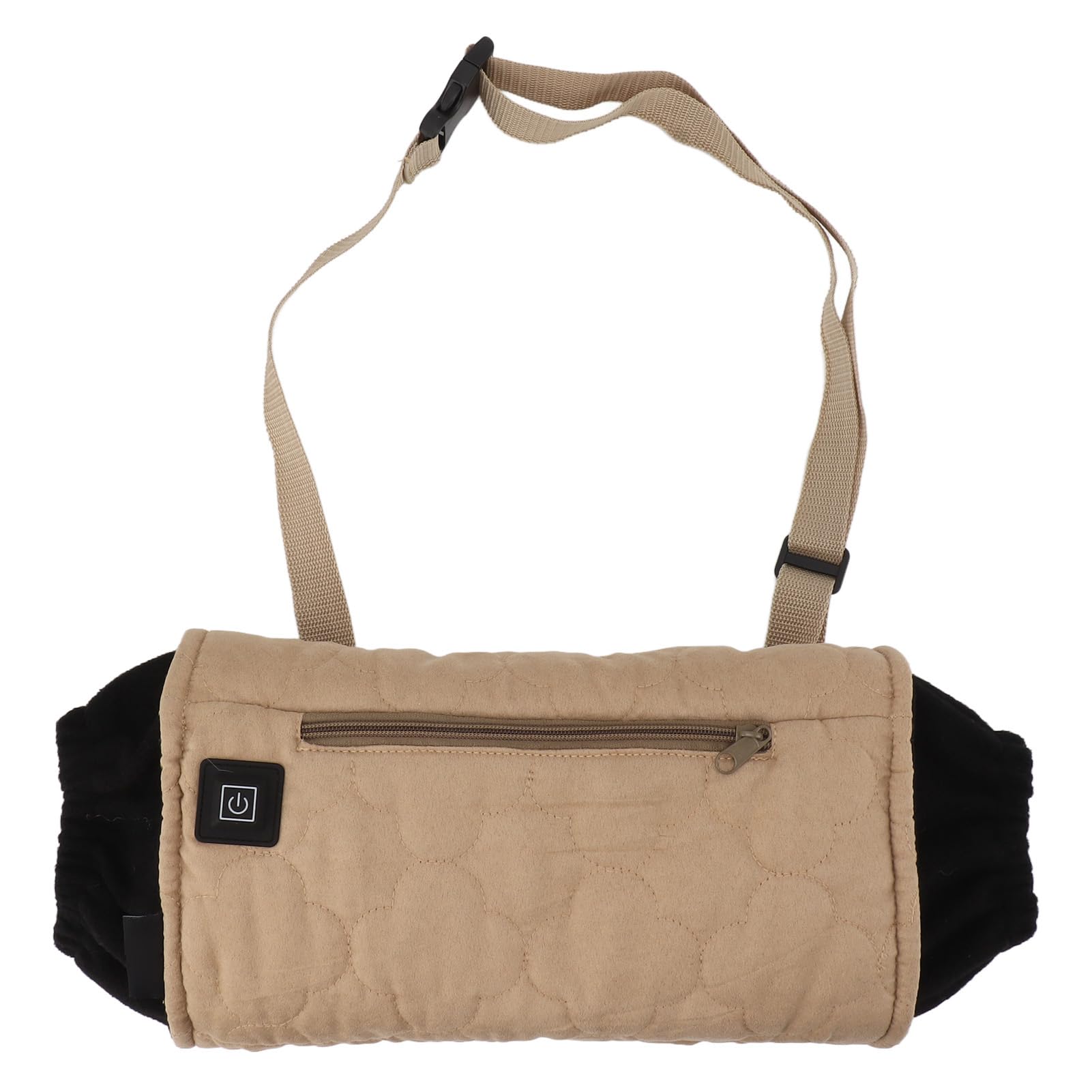 Handwärmertasche, Einstellbare Temperatur, Winddicht, Wasserdicht, Outdoor-Handwärmertasche, USB-Schnittstelle für Camping (Khaki)