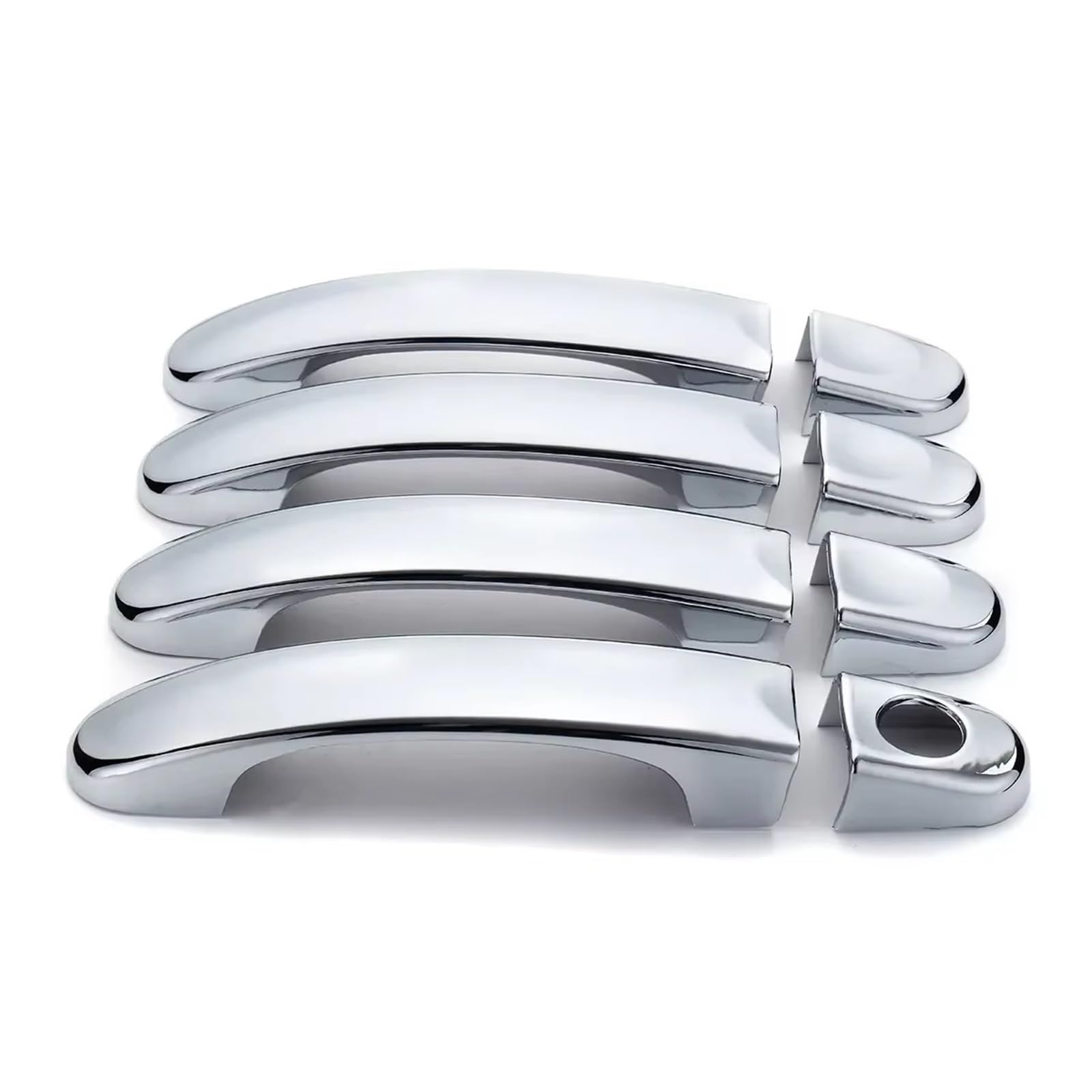 KEDFBTS Handle Trim Shell Compatible with VW for 2003 2004 2005 2006 2007 2008 2009 2010 2011 2012 2013 Chrome Door Handle Covers Trim 8pcs Door Handles Shell