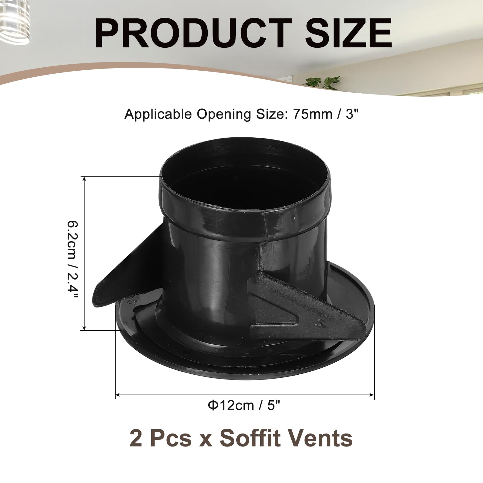 PATIKIL 3 Inch Round Air Vent Cover - Image 2