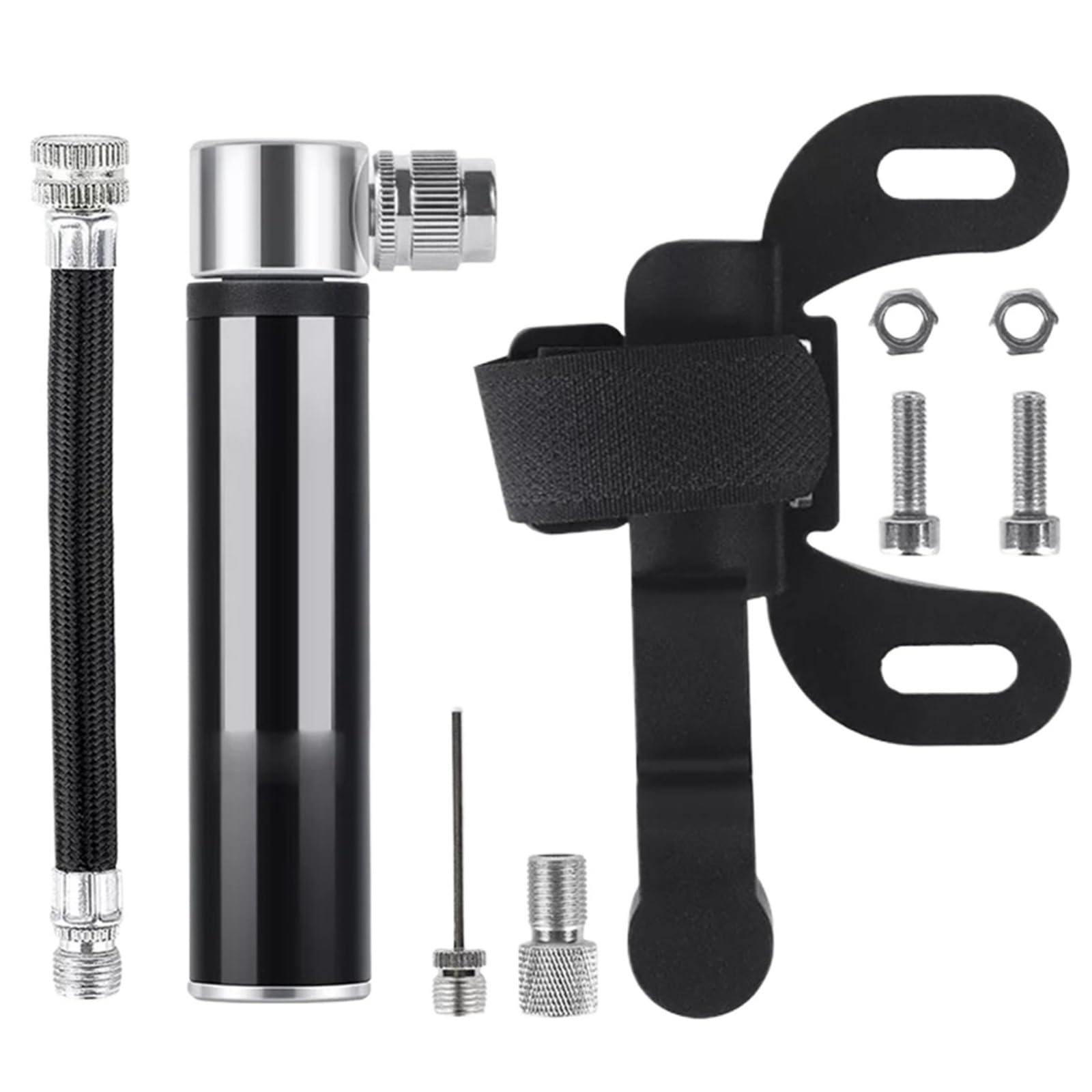 Bomba De Bicicleta Portátil Mini Bomba de Bicicleta 120 PSI, válvula Presta/Schrader Alta presión, Ultraligera y portátil