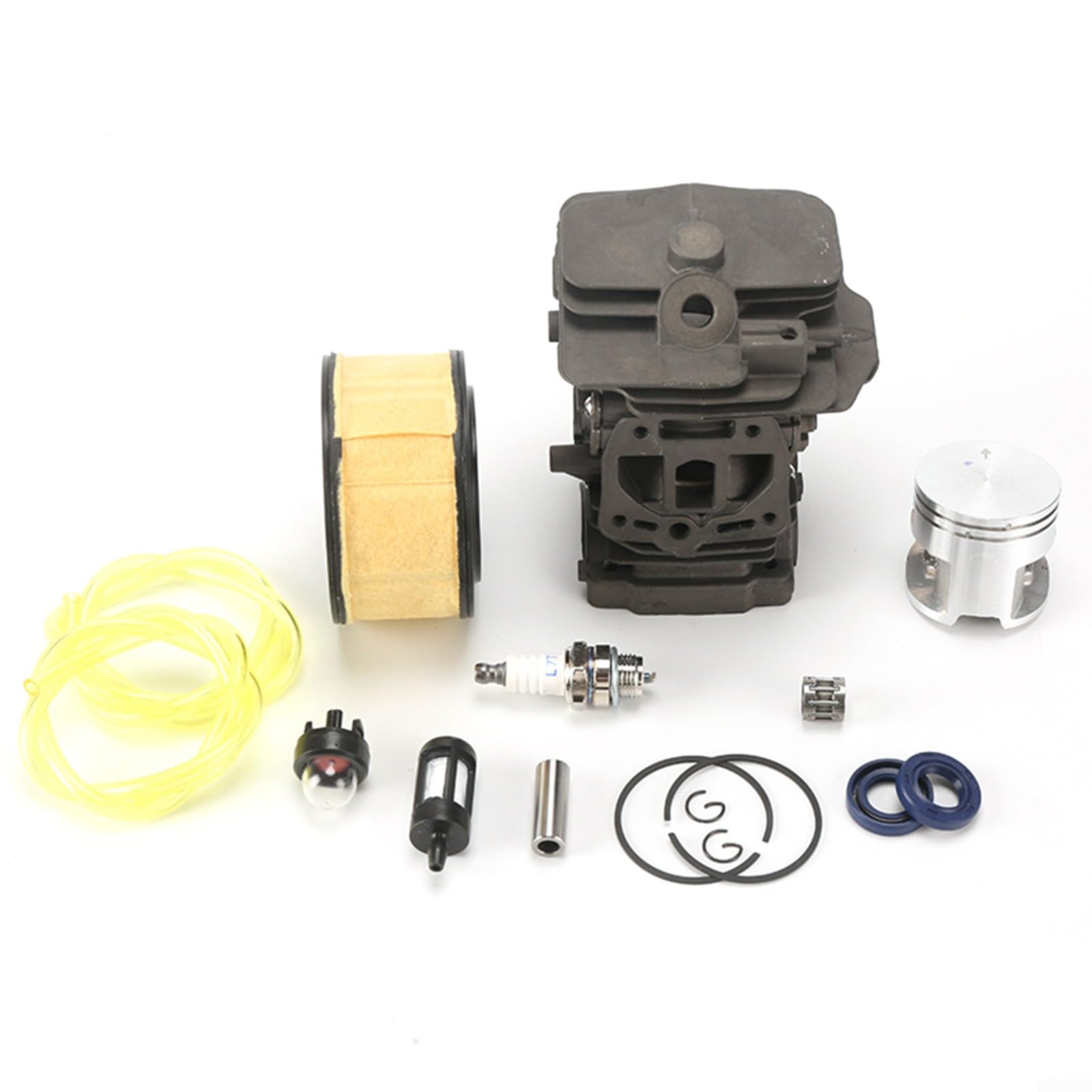 Kit de pistón de cilindro de motosierra para M 51 y para modelos MS 251, pieza de repuesto de 44 mm de diámetro