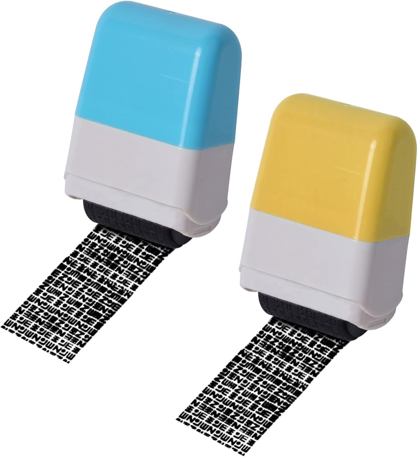 Pinsheng 2 Pièces Tampon Sécurité Tampon Rouleau Confidentiel Timbre Timbre Confidentialité