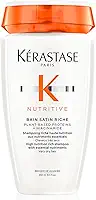 Kérastase Nutritive Bain Satin Riche Shampoo Nutritivo para Cabelos Finos e Médios, Secos e Ressecados, Nutrição Profunda com Ativos Anti-ressecamento 250ml