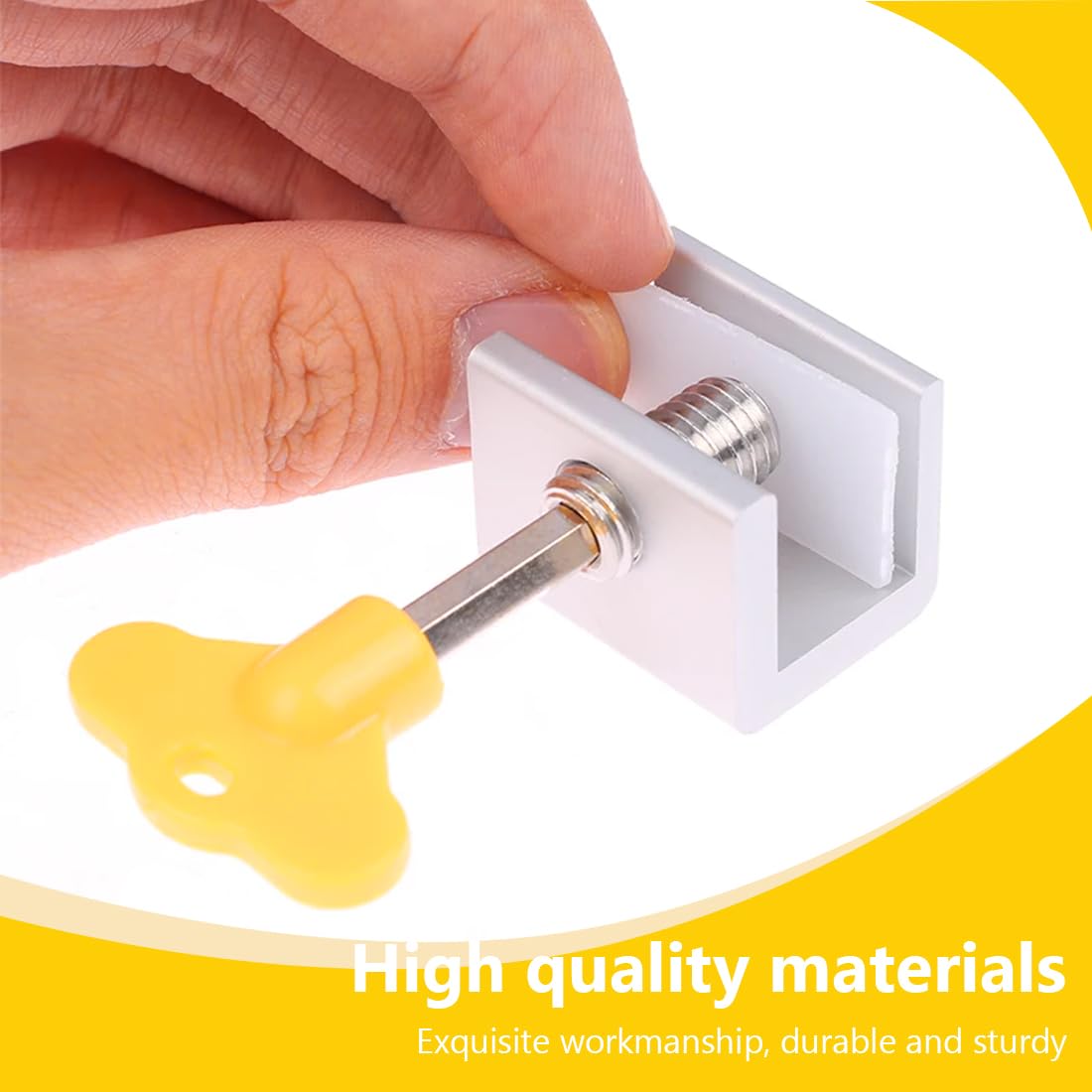 2 Pièces Verrou Porte Coulissante, Verrou Baie Coulissante Bloque Porte Coulissante Fermeture Baie Coulissante Bloc Porte Coulissante Serrure Baie Vitree Coulissante 89060155