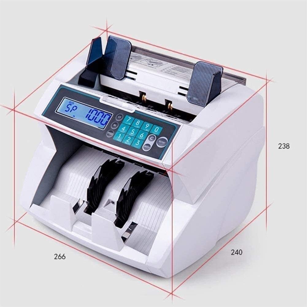 Contasoldi con rilevamento di Falsi UV/MG - Conta, Macchina Conta Banconote per aziende e Banche - Conta Dollari USA con Display a LED