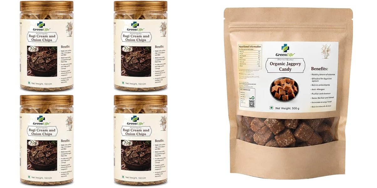 Black Pepper Makhana | Roasted Fox Nuts | 100gpack of 4Quinoa Peri Chips | Spicy Baked Quinoa | 150g | GreenLife Combo | Total Weight 250g | Assorted f-image-27
