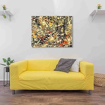 Amazon｜ナンバー8、（詳細）ジャクソン・ポロック ポスター