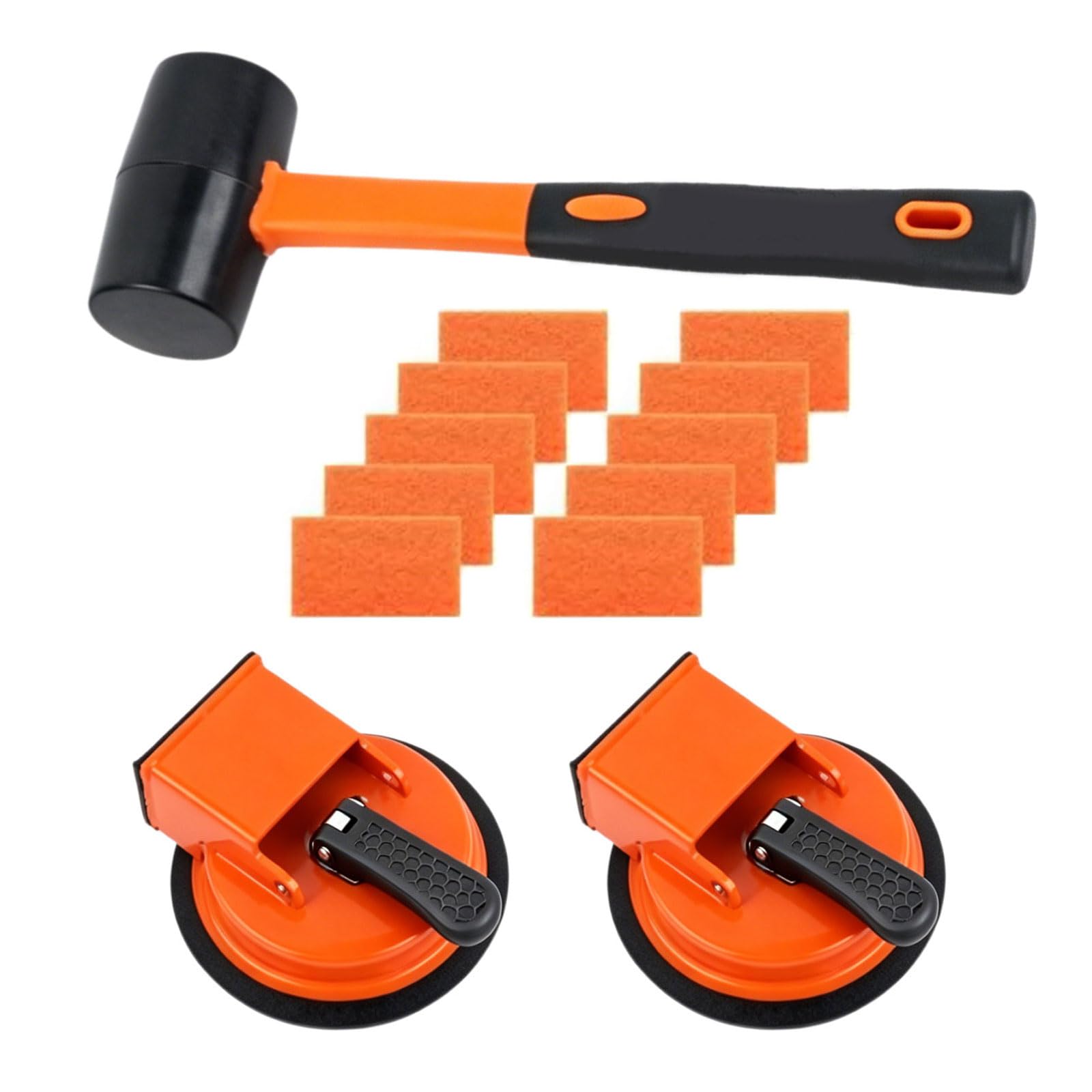 Buxuaaaa Double Suction Cup S Professional Flooring Suction Cup Handle Suction Grippers For Accurate Alignment And Secure Lifting Of Heavy Panel Home Renovations Helper Equipment