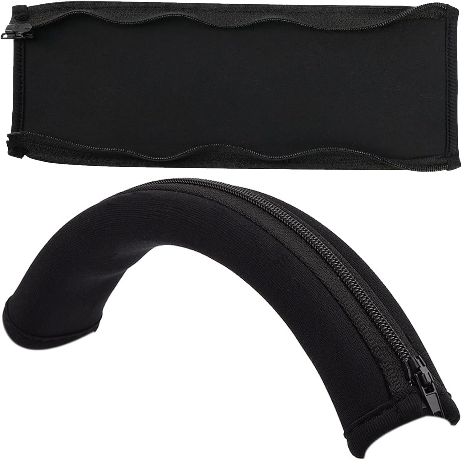 Street27® M50X Headband Cover, Dual-Layer Neoprene Headband Cover Compatible with Audio Technica ATH M50 M50X M50XBT M50S M40X M40 M30 M Series Headphones (Headband-Black)