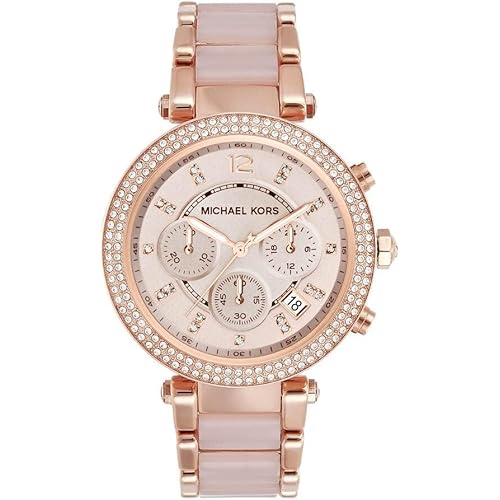 Michael Kors Parker Blush Dial Women's Watch MK5896