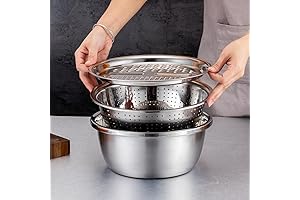 Trituradora de Alimentos para Fregadero 3 en 1 con Escurridor