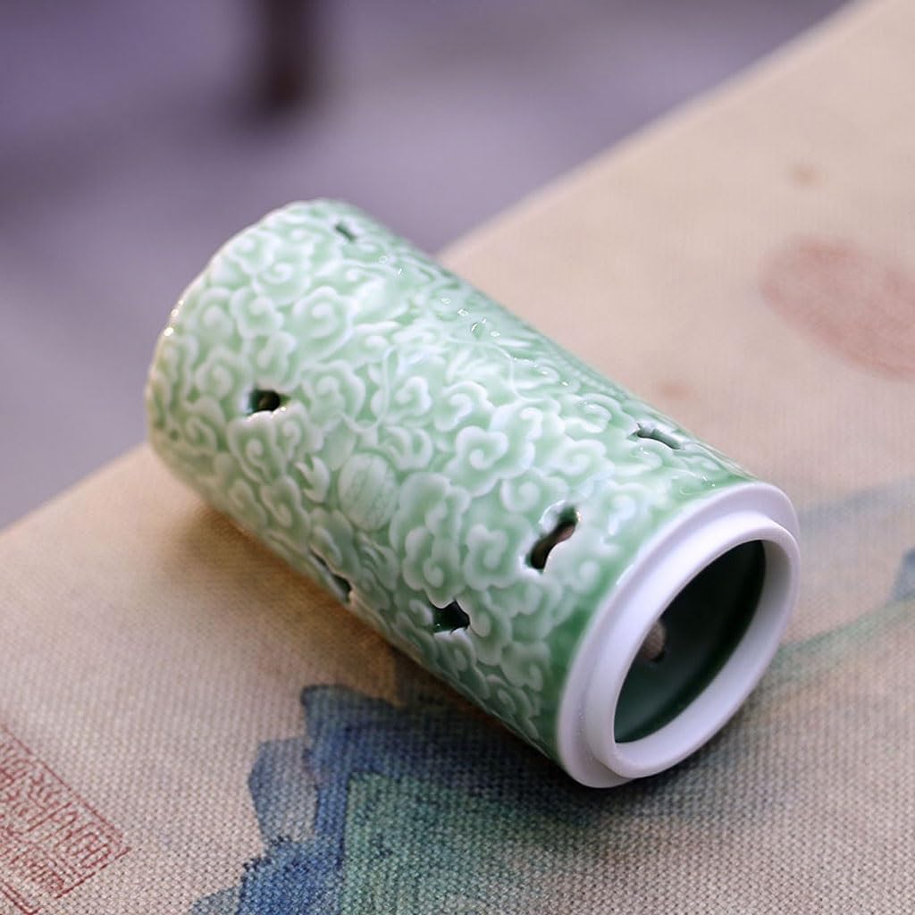 Incense Holder Thread Incense Burner Household Indoor Incense Insert Celadon Plate Incense Agarwood Incense Burner Incense Ornaments Incense Cone Holder