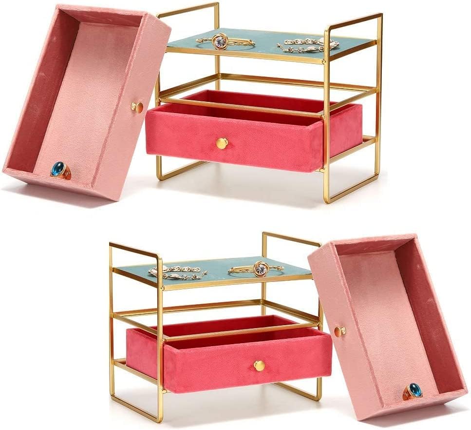 ZUMAHA クリエイティブベルベットジュエリースタンド ジュエリーオーガナイザースタンド イヤリング/リング/ネックレス用 多機能