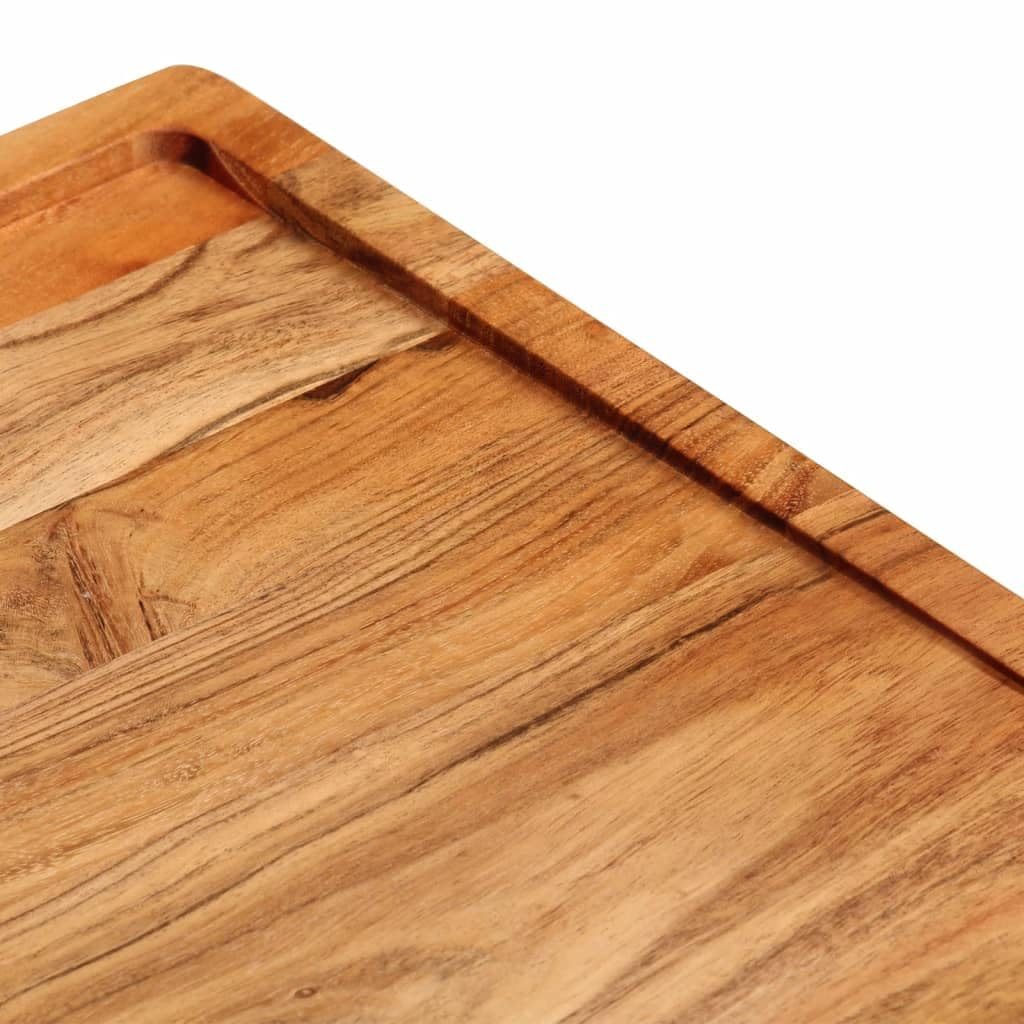 Tabla de cortar de madera maciza, tabla de cortar de alta calidad para cocina, duradera y fácil de limpiar, perfecta para los entusiastas de la cocina