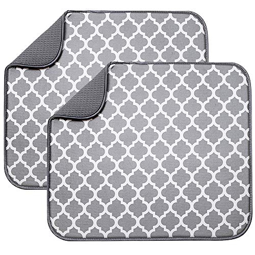 Microfibre Drying Mat for Kitchen Dish Drying Drainer Mat...