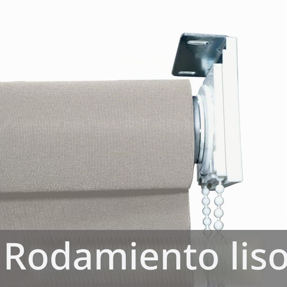 HENGMEI Toldo Vertical para Balcón y Terraza, Protección Solar Exterior, Gris, 140 x 140 cm