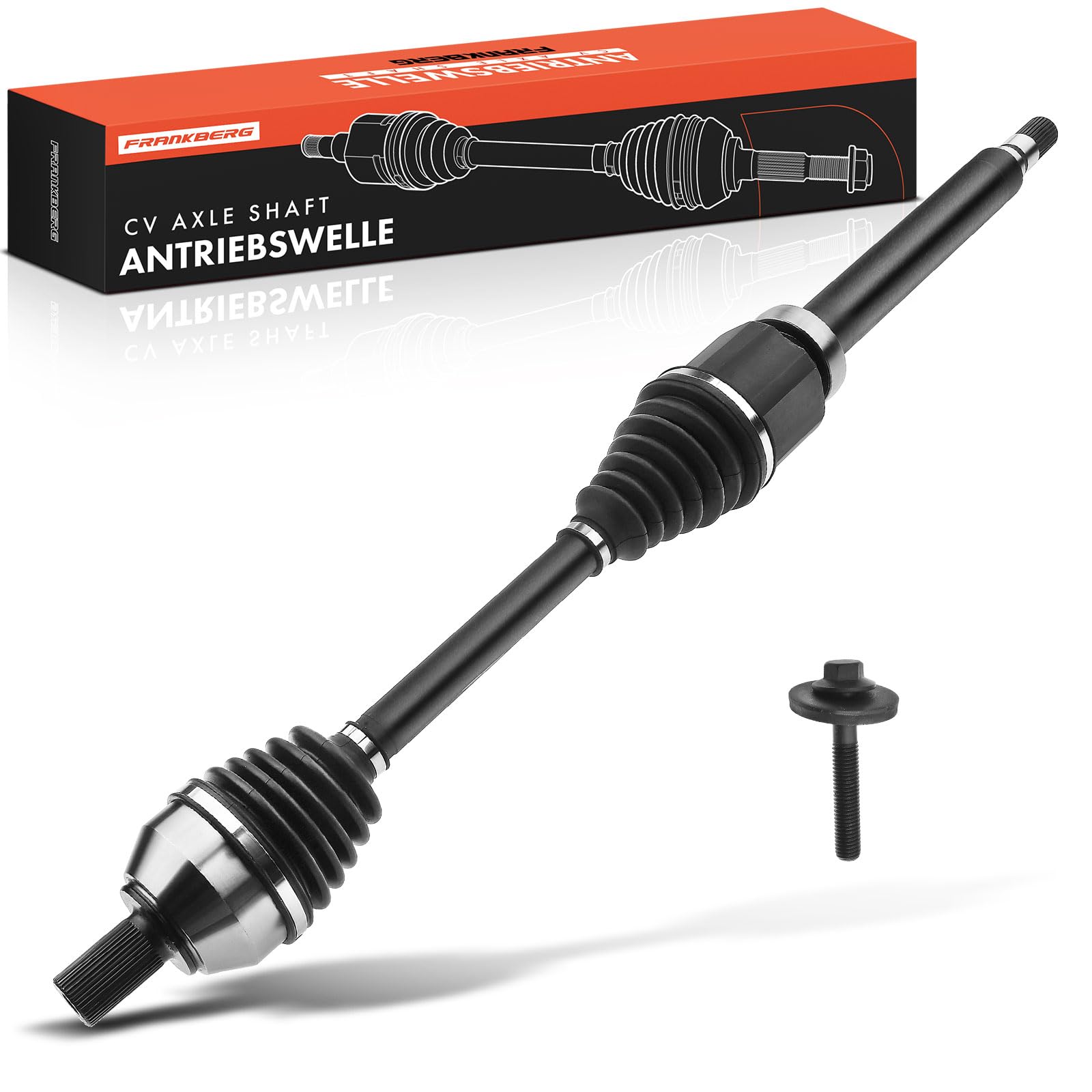 Frankberg Antriebswelle Achswelle Automatikgetriebe Vorderachse Rechts Kompatibel mit Galaxy WA6 Galaxy MK II Van WA6 Mondeo IV BA7 S-Max WA6 Replace# AG913B436JC