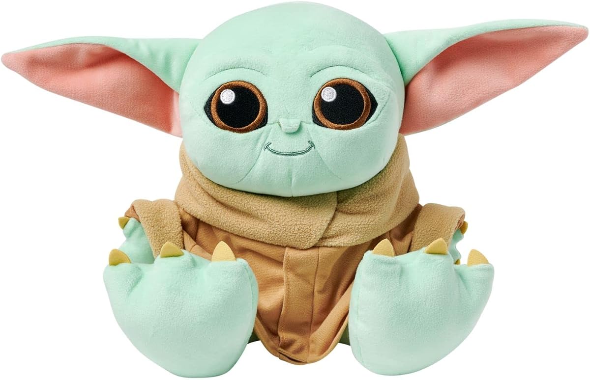 Disney Store Unisex-Children Star Wars Grogu Big Feet Plush – Star Wars: The Mandalorian – Small 10 Inch