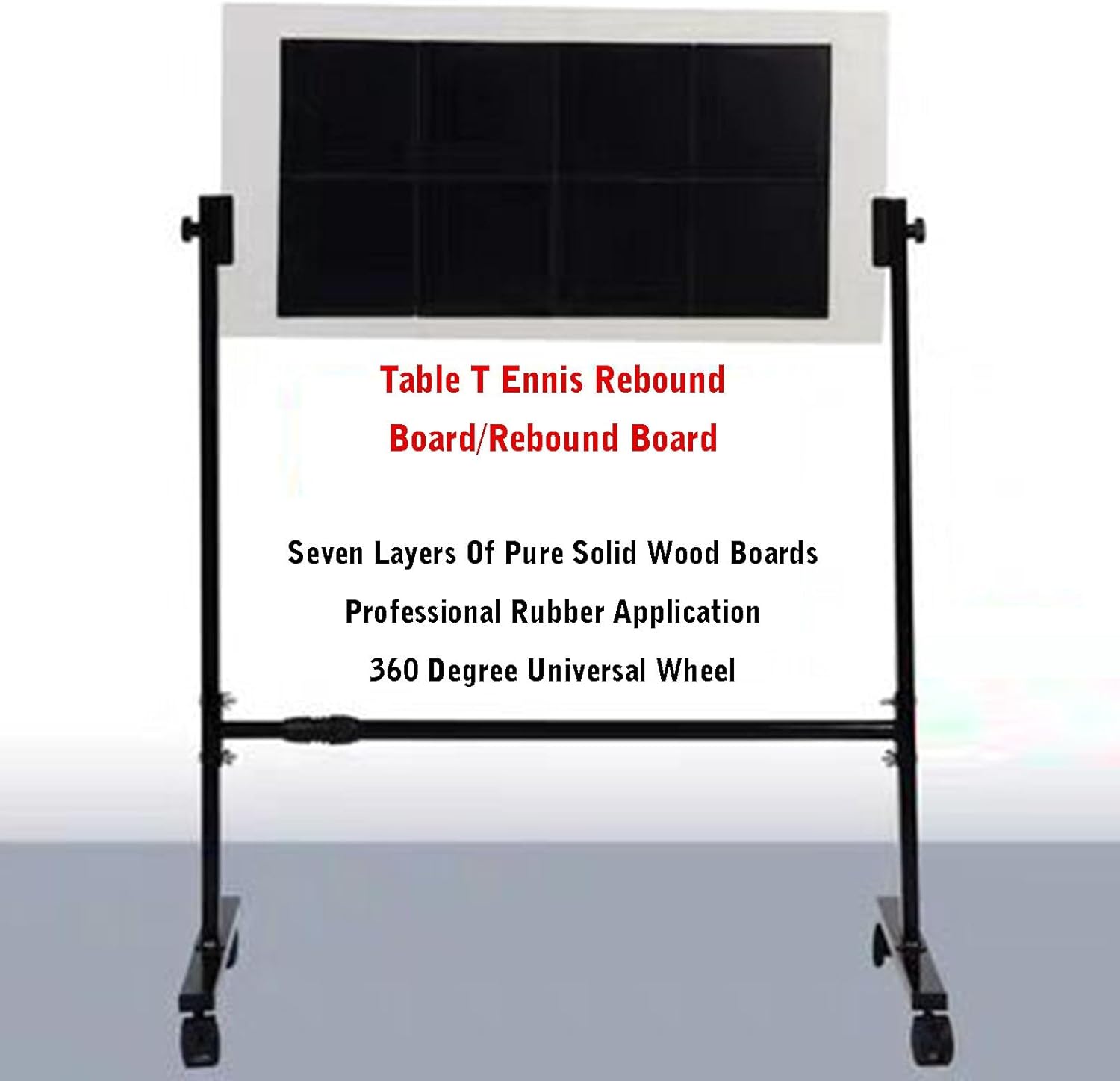 8-Piece Table Tennis Return Board Self-Training Table Tennis Return Board Equipment Professional Table Tennis Practice Device Self-Learning Table Tennis Accessories 360° Adjustable