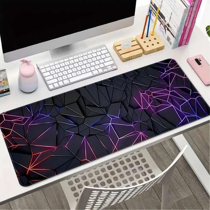Image of KRESHU Antislip 300x800x2 mm Gaming 3D Mousepad Extended Large Non Slip Desk Mat and Keyboard Mat Suitable for PC, Computer, Laptop, Keychain, Party (Pack of 1)