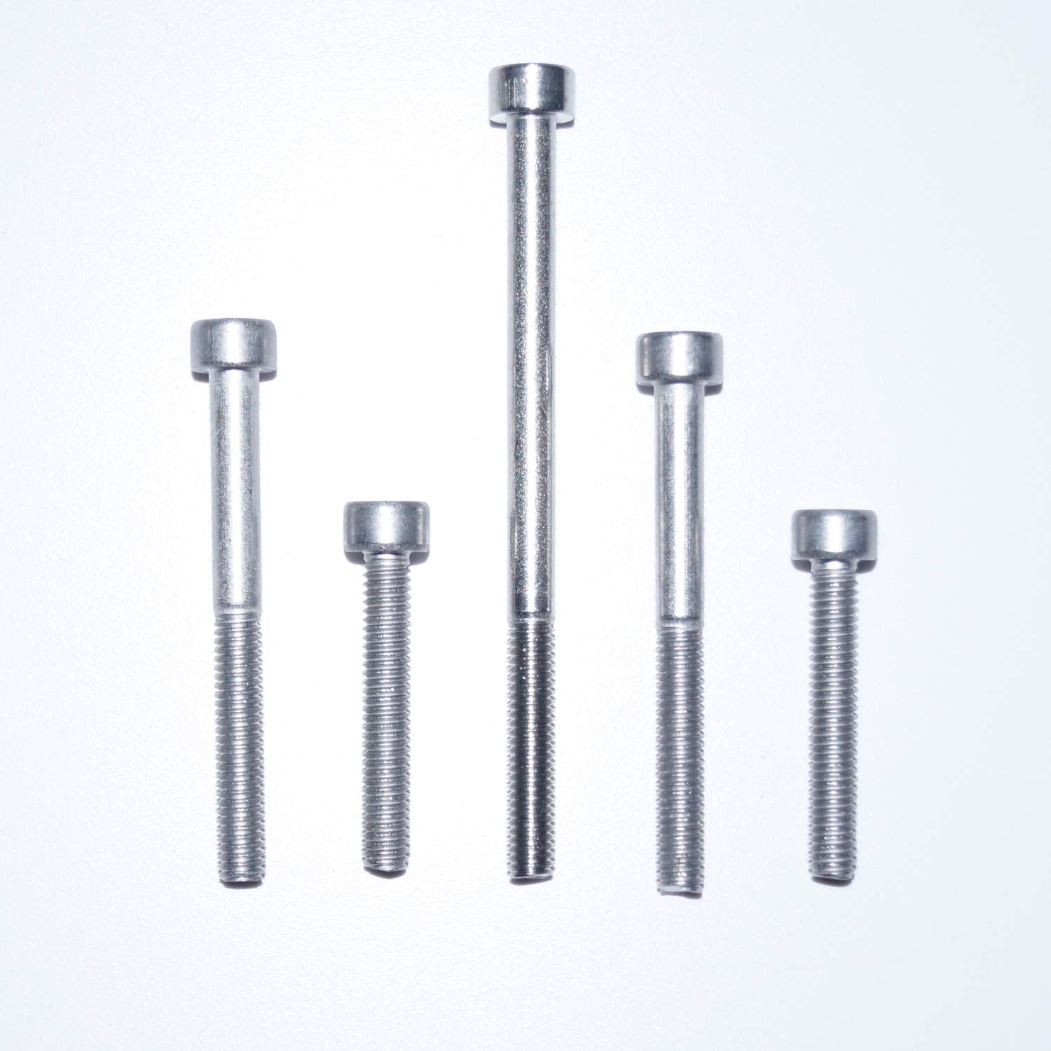 Śruby cylindryczne z gniazdem sześciokątnym M4X25 100 sztuk DIN 912 A2 stal szlachetna
