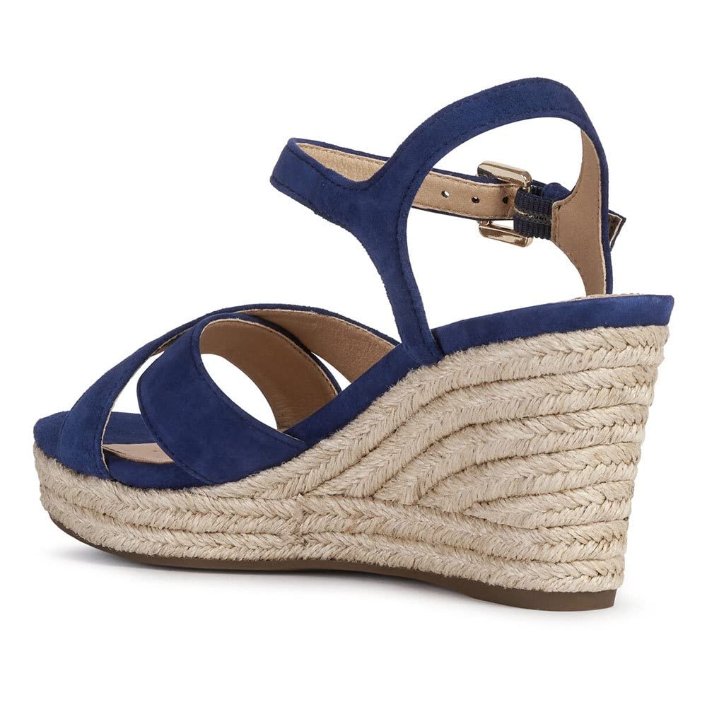 Geox D Soleil A, Sandalias con Cuña Mujer
