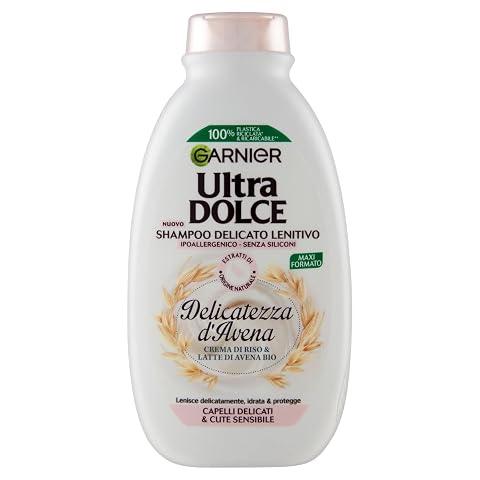 Garnier Ultra Dolce Shampoo Latte Di Mandorla Nutriente-300 Ml