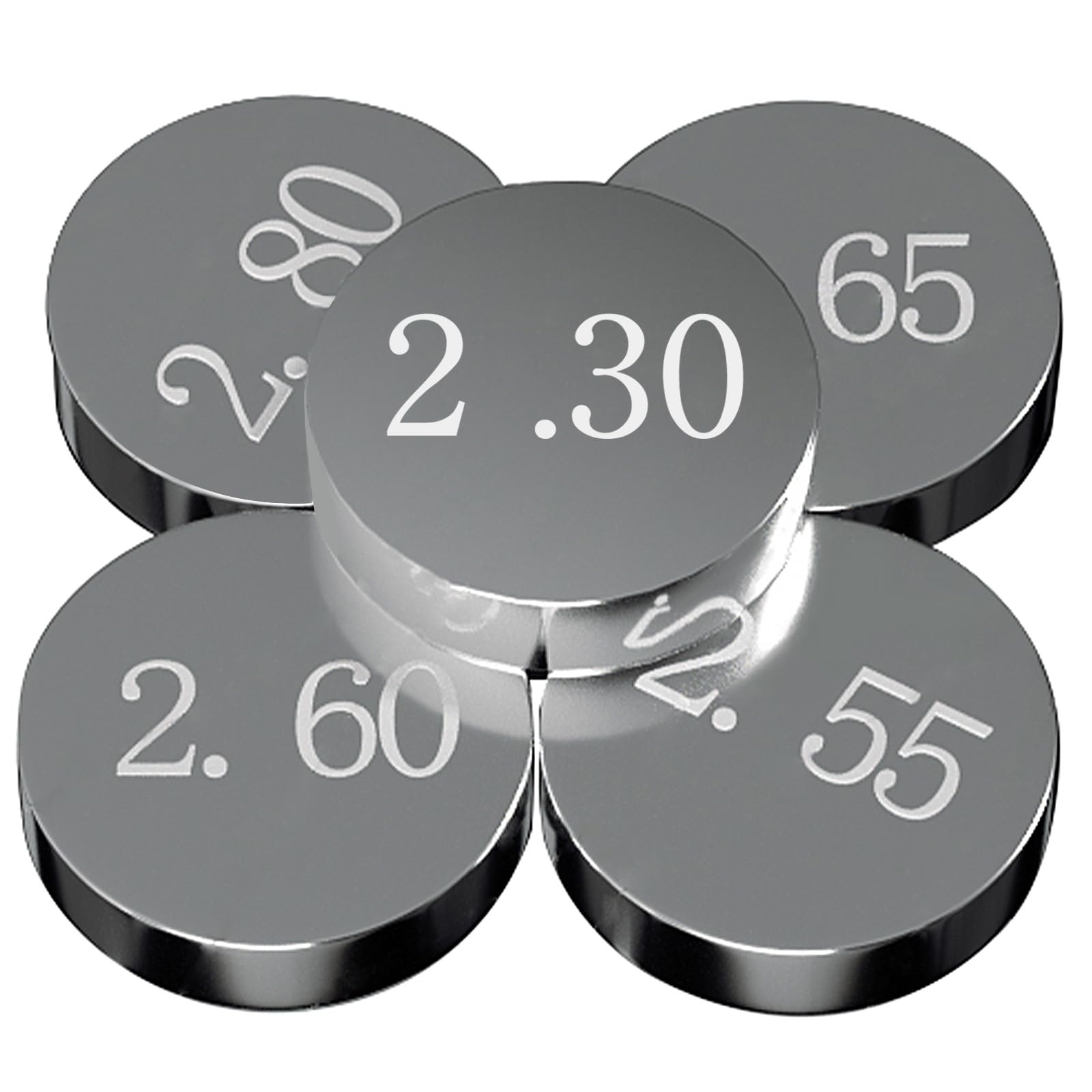 Road Passion 8.85mm Kit di spessori per valvole 1.72mm-2.60mm 90pcs Compatibile con 250 SX-F 2005-2021/250 XC-F 2007-2020/250 XCF-W 2007-2014/350 F 2012-2020/350 SX-F 2011-2021/350 XC-F 2011-2020