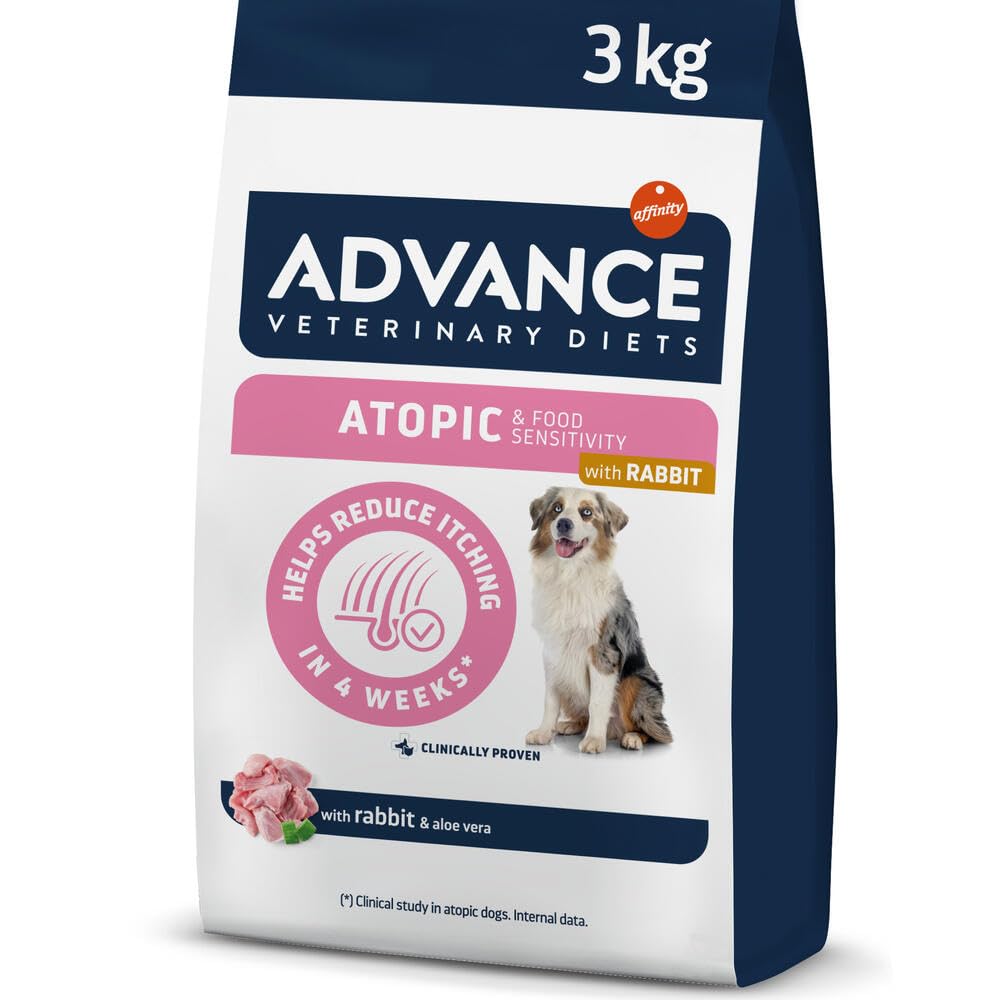 Advance Veterinary Diets Atopic Rabbit | Dry Food for Medium and Large breed Adult Dogs | Reduces itching | 3kg