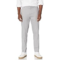 Amazon Essentials Pantaloni Chino Aderenti Elasticizzati con Parte Piatta sul Davanti