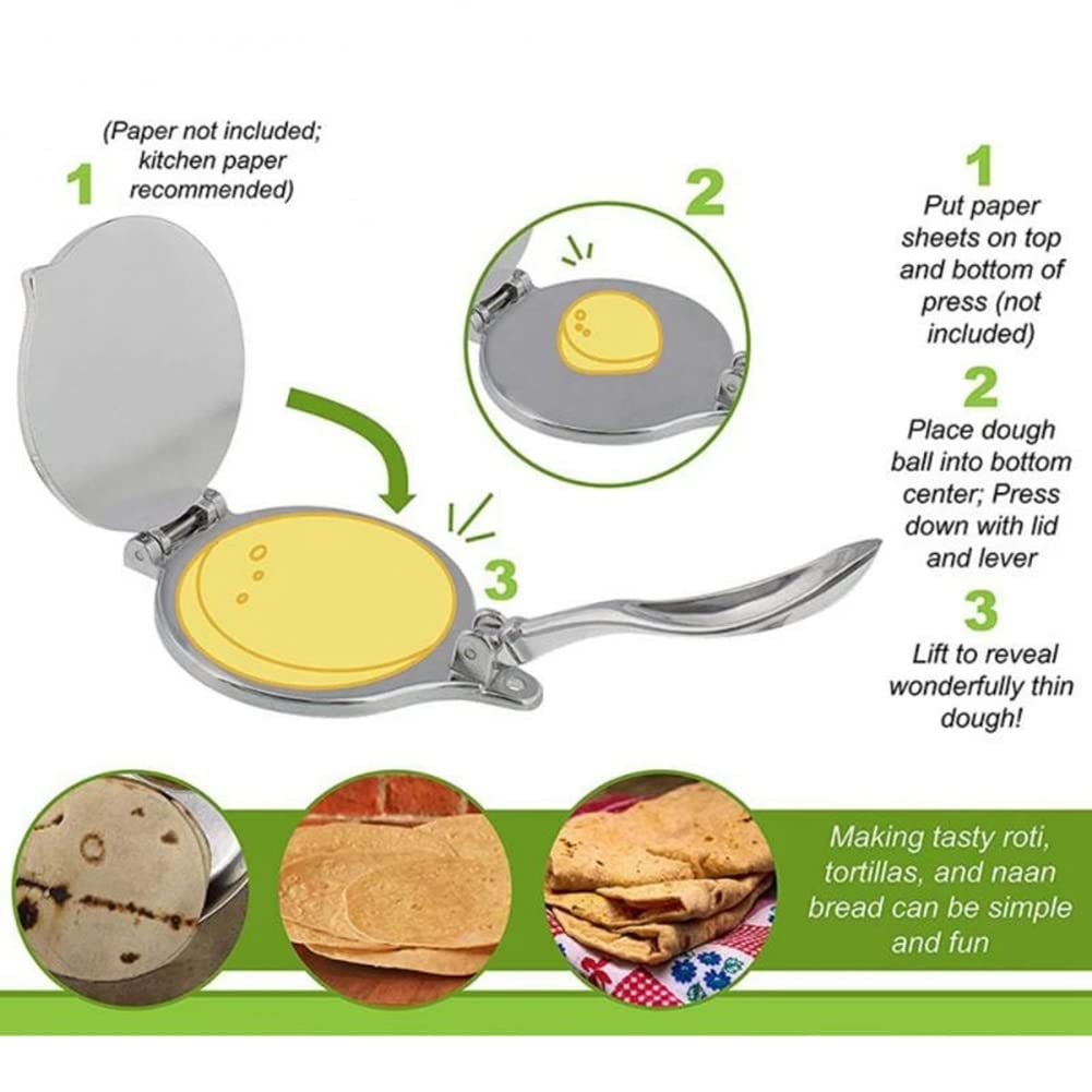 Tortilla fabricante de la prensa de la masa de la prensa de carne para hornear moldes de herramientas piezas de tortilla tortitas tortitas herramientas piezas accesorios para hornear piezas