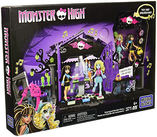 Mega Bloks Monster High Graveyard Garden Party Building Set