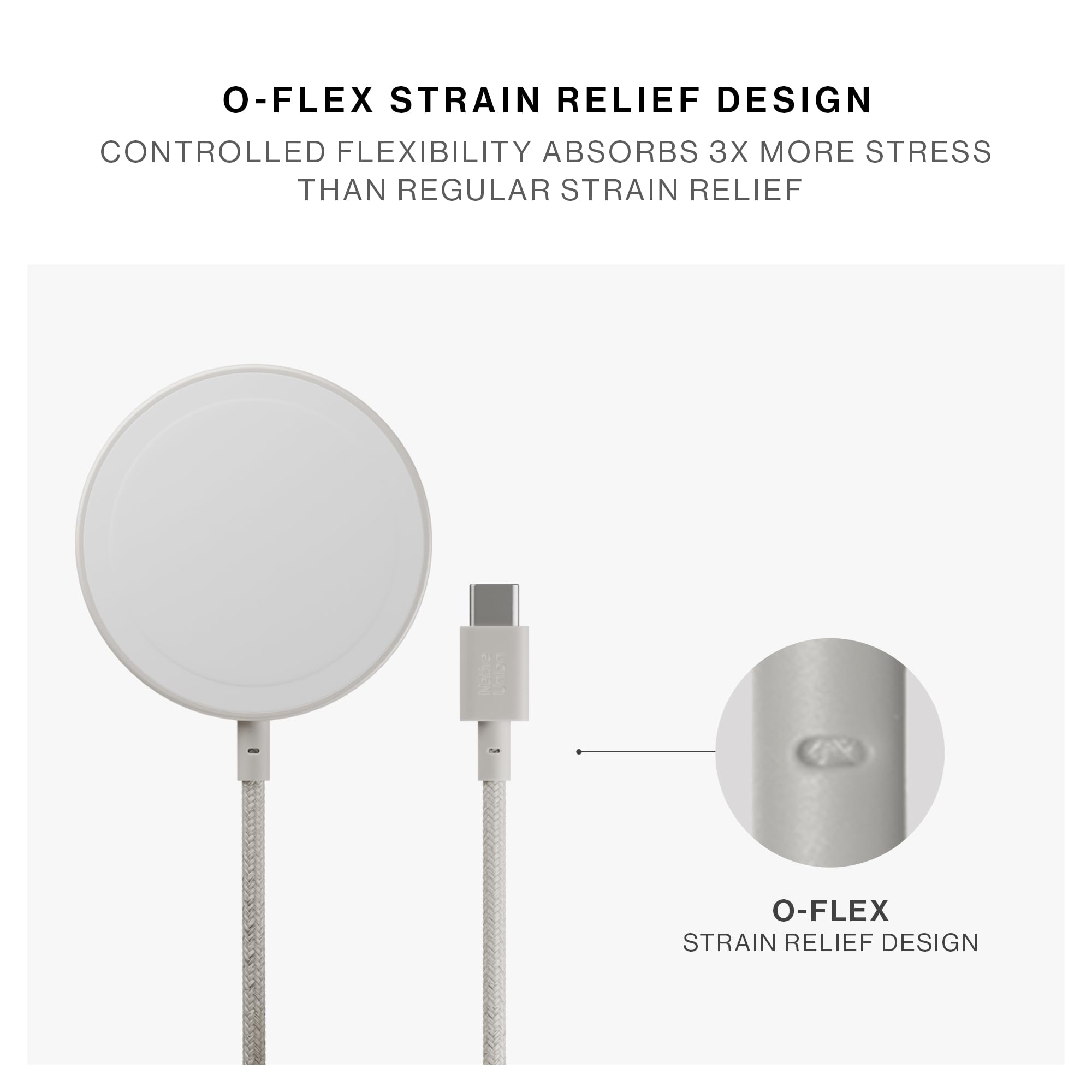Native Union Cargador inalámbrico SnapStand - Certificado Qi2 y MagSafe - Base de Carga y Soporte para iPhone 16/15/14/13 y Otros Dispositivos Qi - Carga rápida 15 W (Piedra Arenisca)