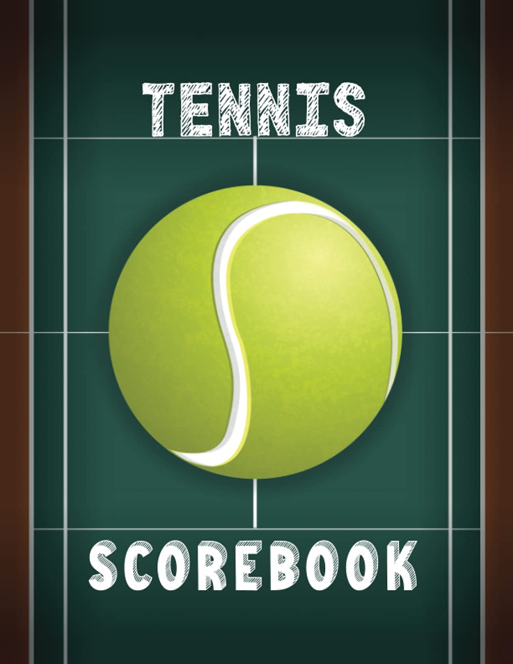 Tennis Scorebook: Tennis Match Score Sheet and Notebook to Record Your Games Log Wins Scores | Large Game Record Keeper Book for Singles or Doubles Play