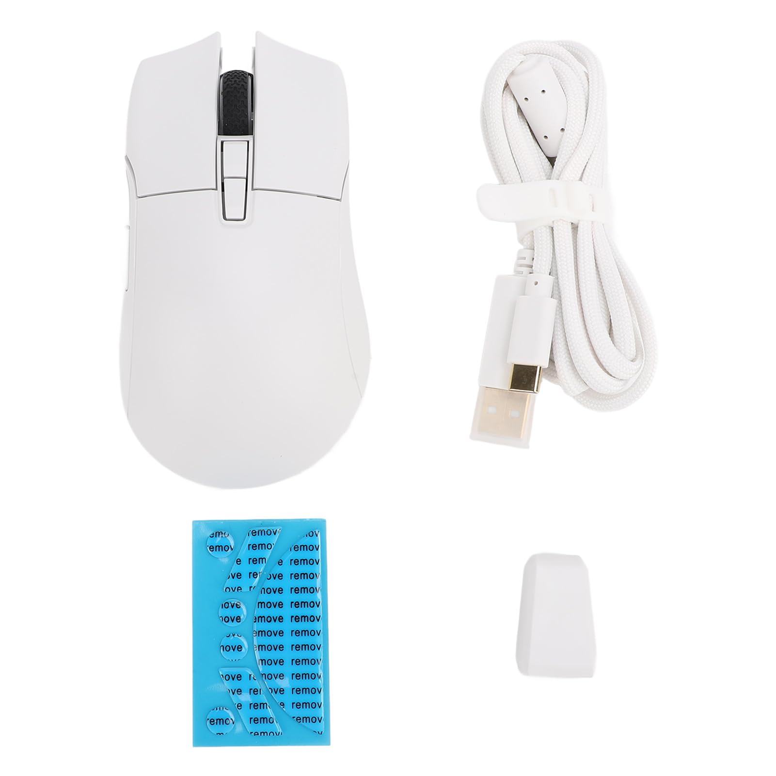 Denash Bezprzewodowa Myszka dla Czujnika Optycznego PC 2.4G USB C-mysia z 26000 DPI, Idealna dla Graczy i Programistów