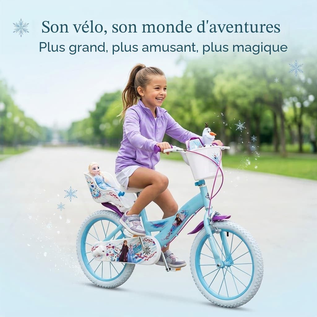 Huffy TOIMSA Vélo 16" Frozen 5/8 Ans