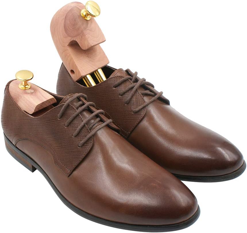 Men's Red Cedar Wood Shoe Tree with Twin Tubes 2PKS