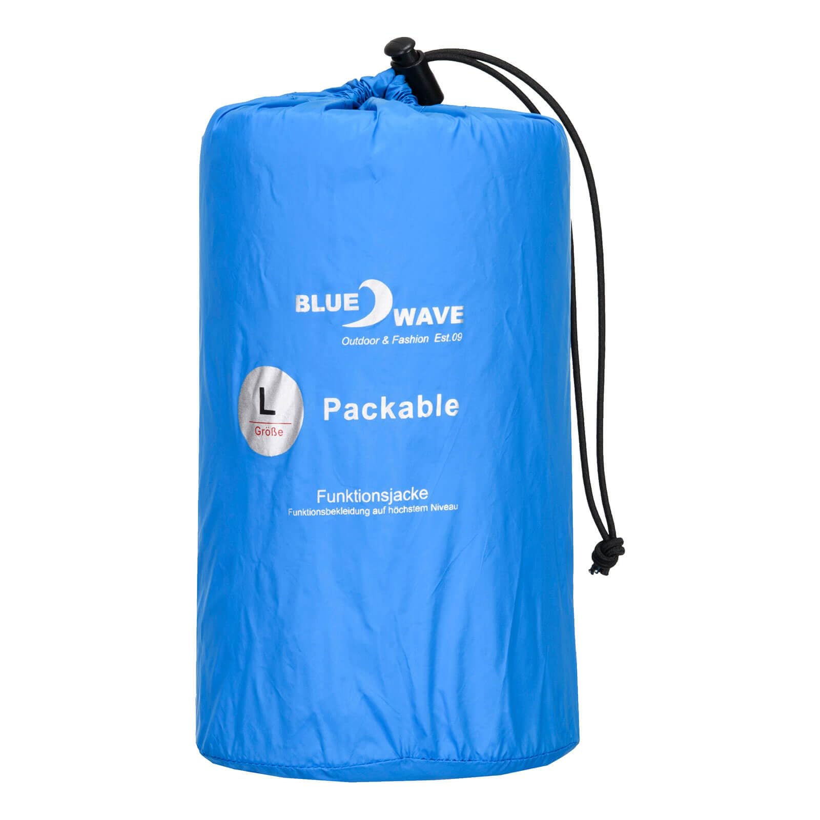 Blue Wave Herren Steppweste Oscar - mit Stehkragen - Gesteppte Weste packable inkl. Packbeutel in Marine Größe XXL