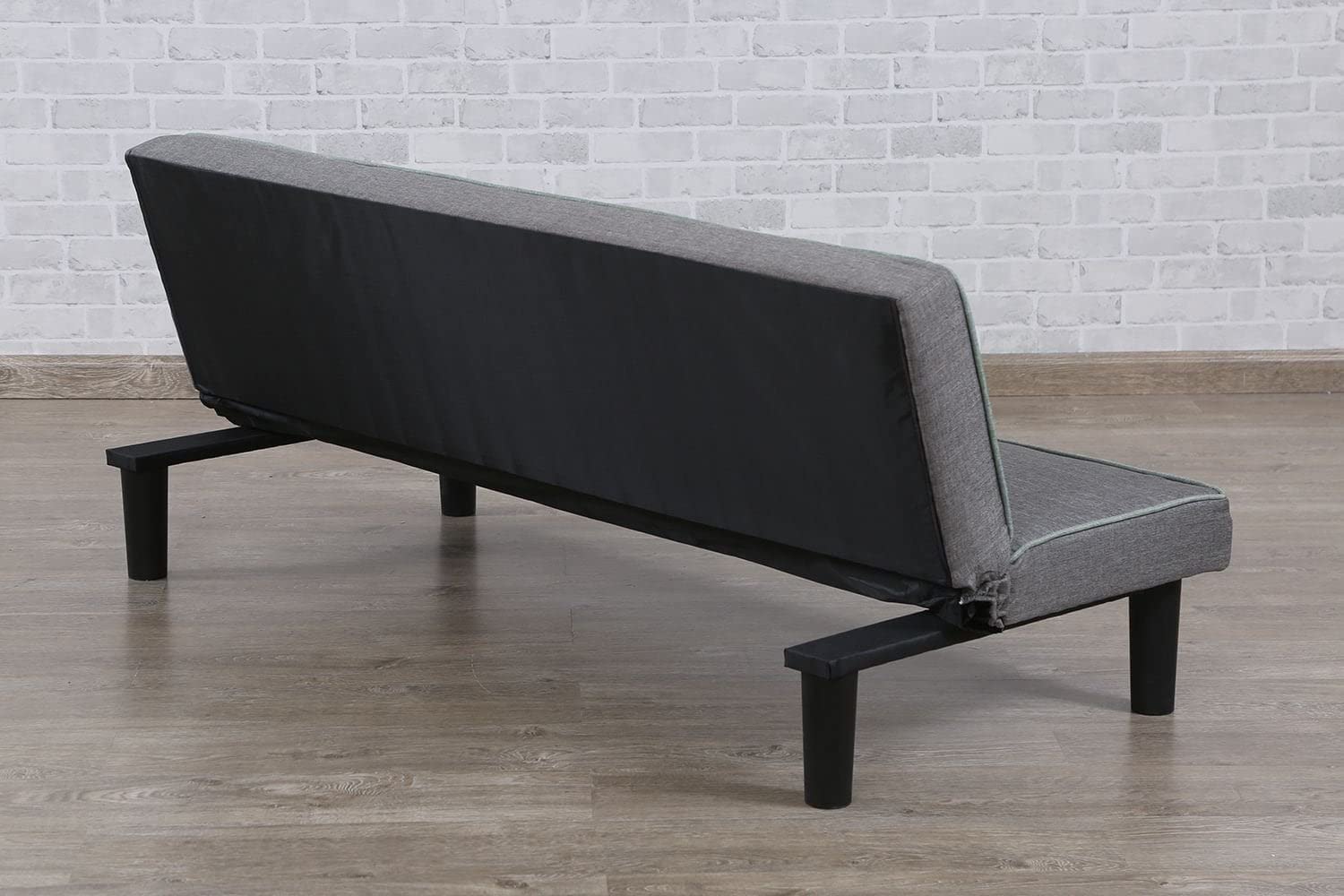 Divano Letto Reclinabile Lucky 2/3 Posti in Tessuto Grigio Ideale per Casa e Ufficio Design Moderno Confortevole Salvaspazio Versatile Divano Trasformabile Soggiorno e Ambienti Compatti