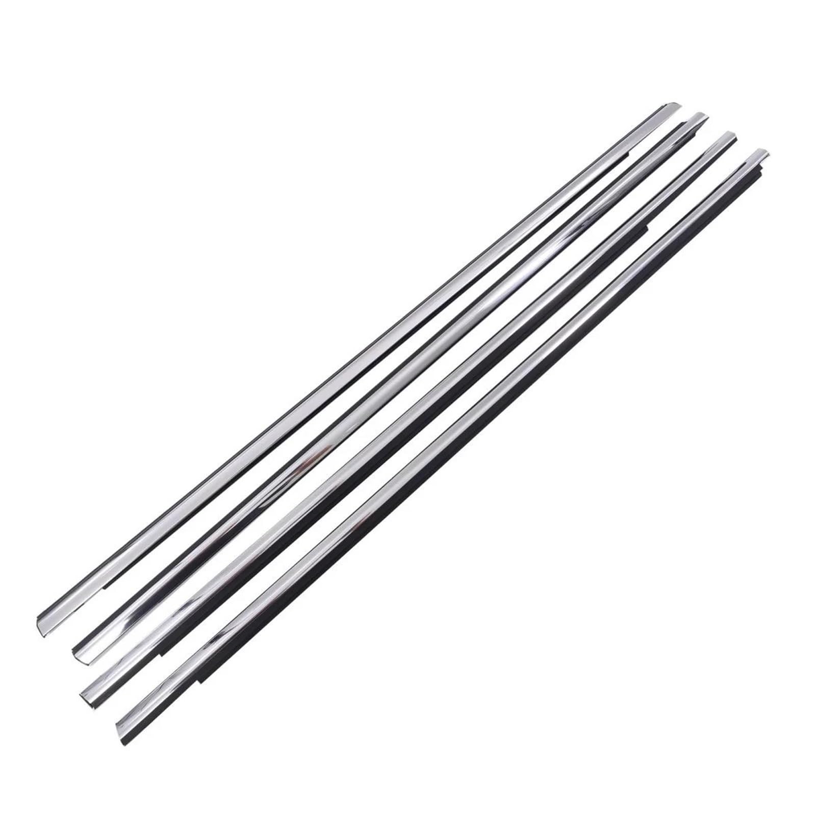 One Color Car Window Rubber Seal For Nissan For Altima 2013-2018 80821-3Ta0a 80820-3Ta0a Chrome Car Window Weatherstrip Window Weatherstrip
