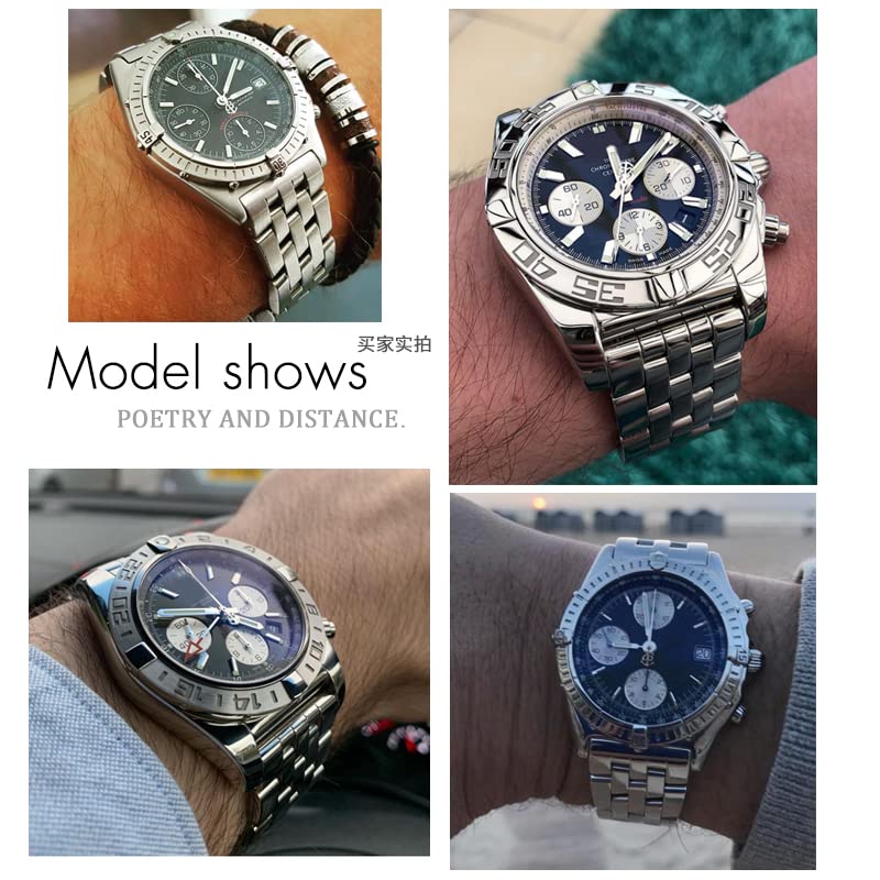 Bracelet montre acier inoxydable 20mm résistant pour Super Ocean Avenger