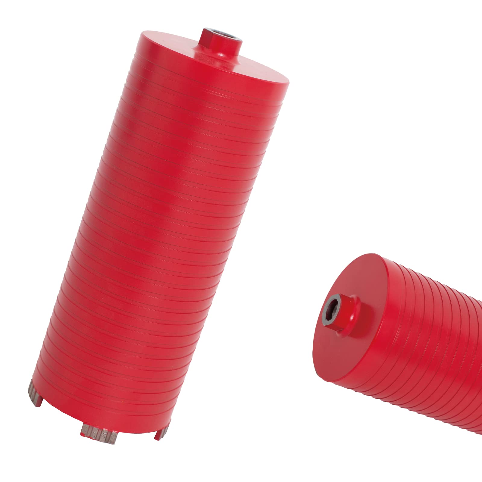 Punte per carotaggio a Secco per Mattoni Morbidi, muratura Morbida, Blocchi di Cemento, calcestruzzo, Granito, Marmo e muratura - Diametro 2-1/2" 5/8"-11 filettato