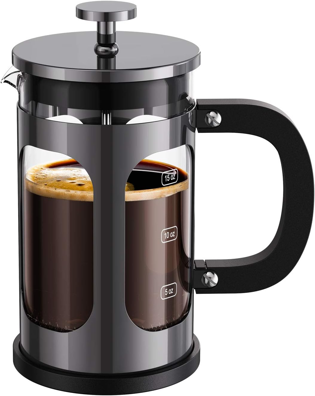 BAYKA French Press Coffee Tea Maker, 304 Stainless Steel