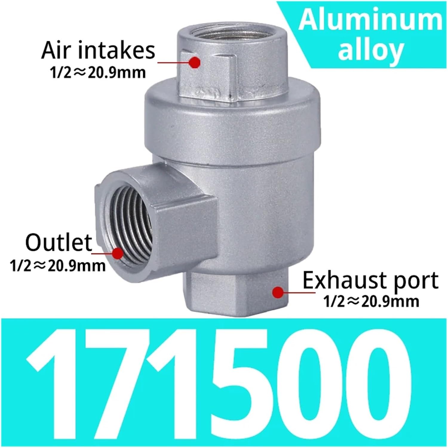 XQ series 1/8" 1/4" 3/8" 1/2" cylinder quick exhaust valveXQ170610 XQ170600 XQ171000 XQ171500(XQ170610)