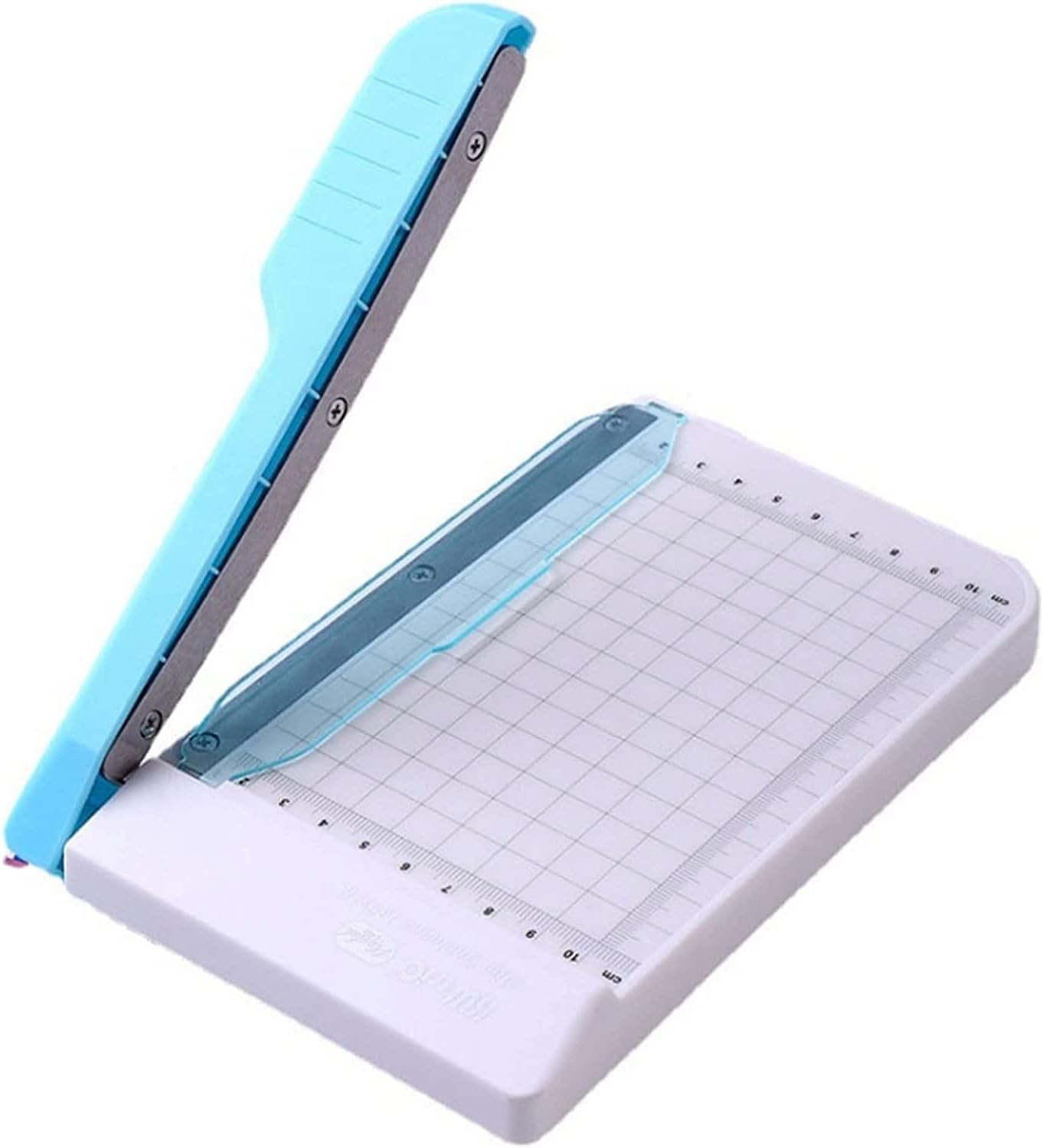 Guillotine-Papierschneider, manuelle Papierschneide- und Trimmmaschine mit gebogener, Dicker Klinge für das Einkaufszentrum zu Hause, in der Schule