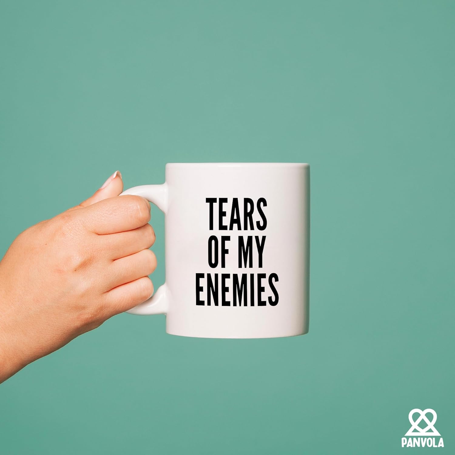 Panvola Tears Of My Enemies Sarcastic Gifts to Athletes Gamers Coach Coworker Friends Sarcasm Novelty Drinkware Ceramic Mug 11 oz White - Image 6